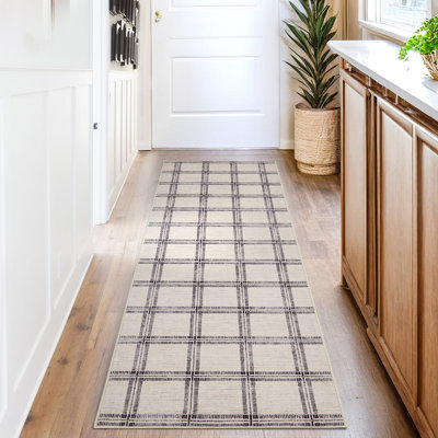 Tapis de couloir moderne lavable antidérapant pour maison de campagne, couloir, tapis