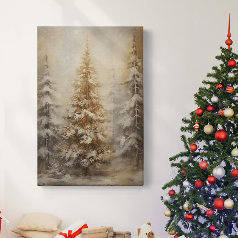 Art des Fêtes de Noël - Toile tendue avec châssis dxciii, H 36 po x l 24 po