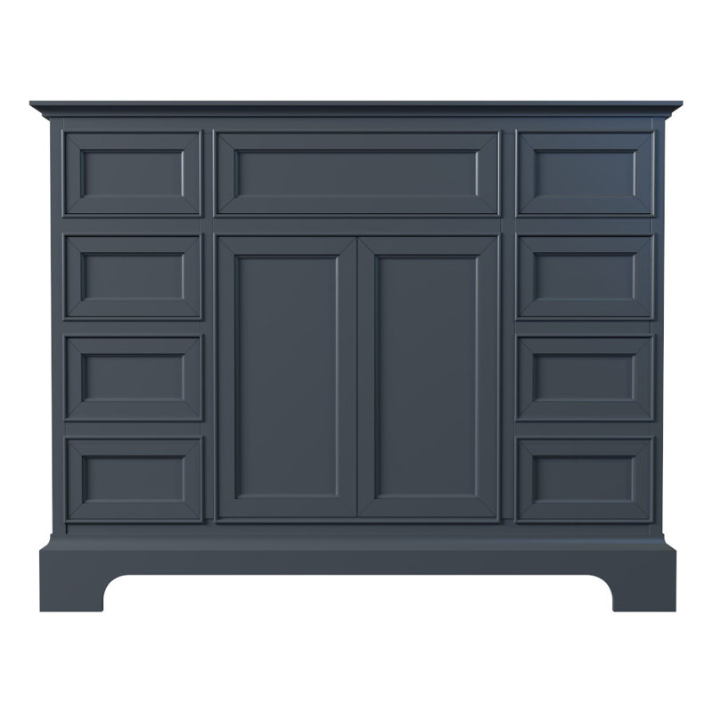 Shelby 42'' Bathroom Vanity Base Only, Gray