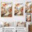 Beige Orange African Valley, reproduction d'art sur toile-1664606692-1664606697