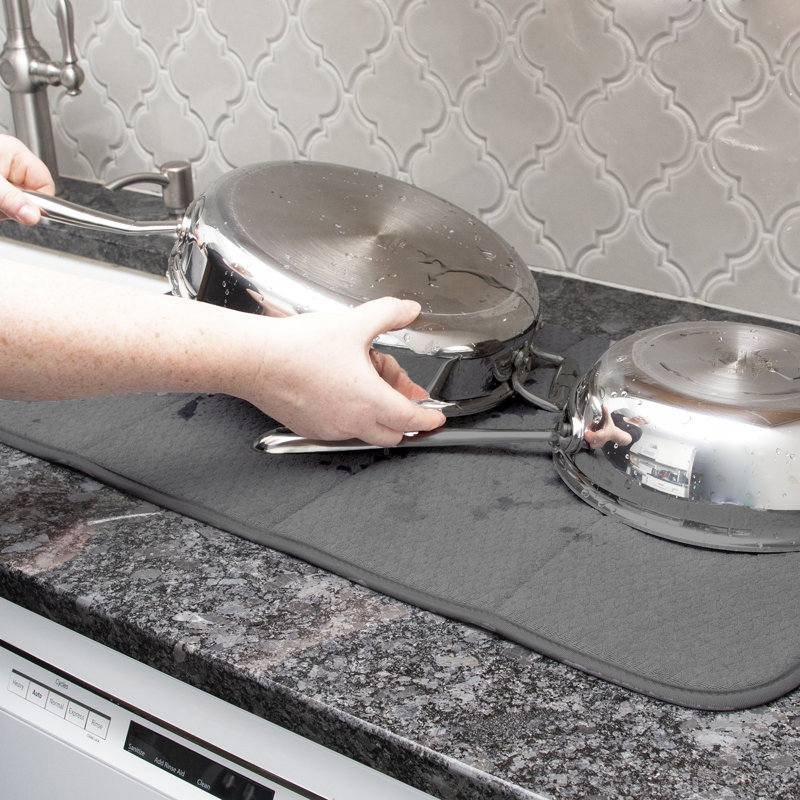 All-Clad Dish Drying Mat, Titanium