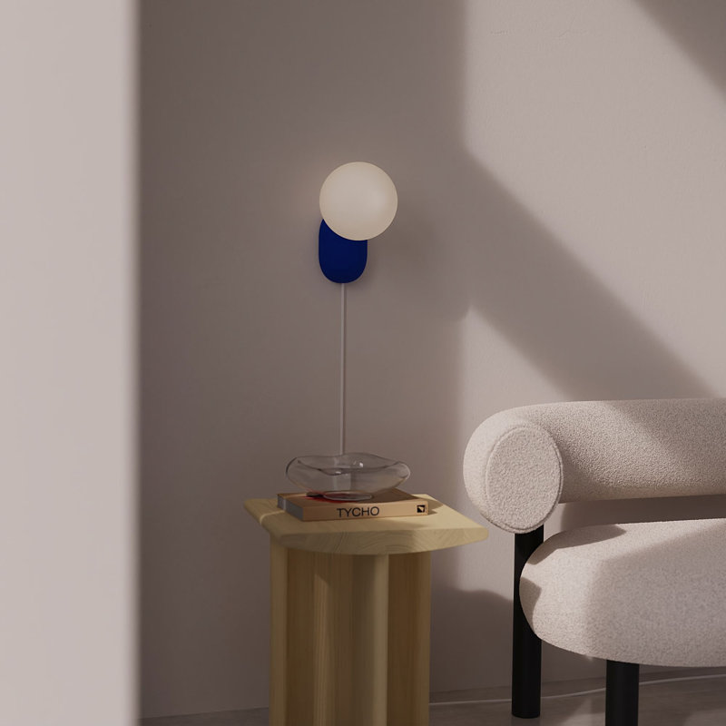 Cantilever Wall Light, Cobalt