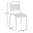 Nantes Outdoor Stacking Dining Side Chair-529885310