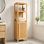 Grande armoire de rangement en bambou Selvora