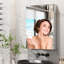 Ayrion 505mm W 700mm H Surface Frameless Medicine Cabinet Mirror 2 Adjustable