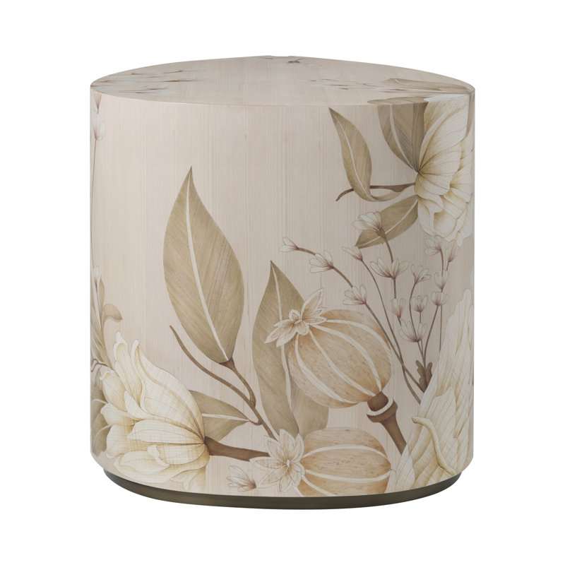 Bouquet End Table, Buttercream