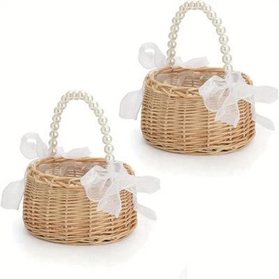 Ensemble de 2 paniers Flower Girl