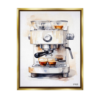 " Modern Espresso Machine Floater Frame " by RB