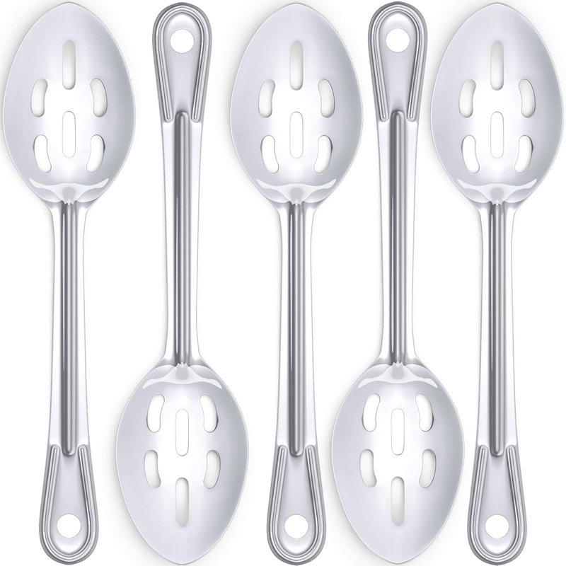 Ensemble de 3 cuillères de service en acier inoxydable 3 pièces