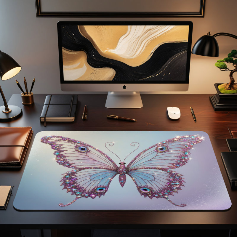Polyester Desk Pad, 31.5x15.5