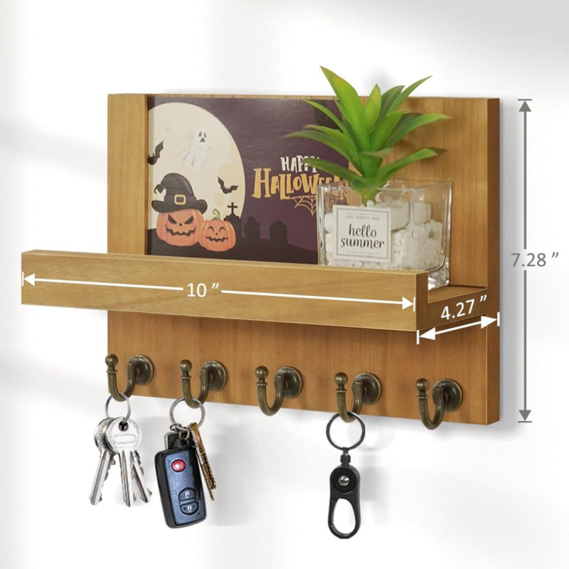 Shula Wood Wall Organizer