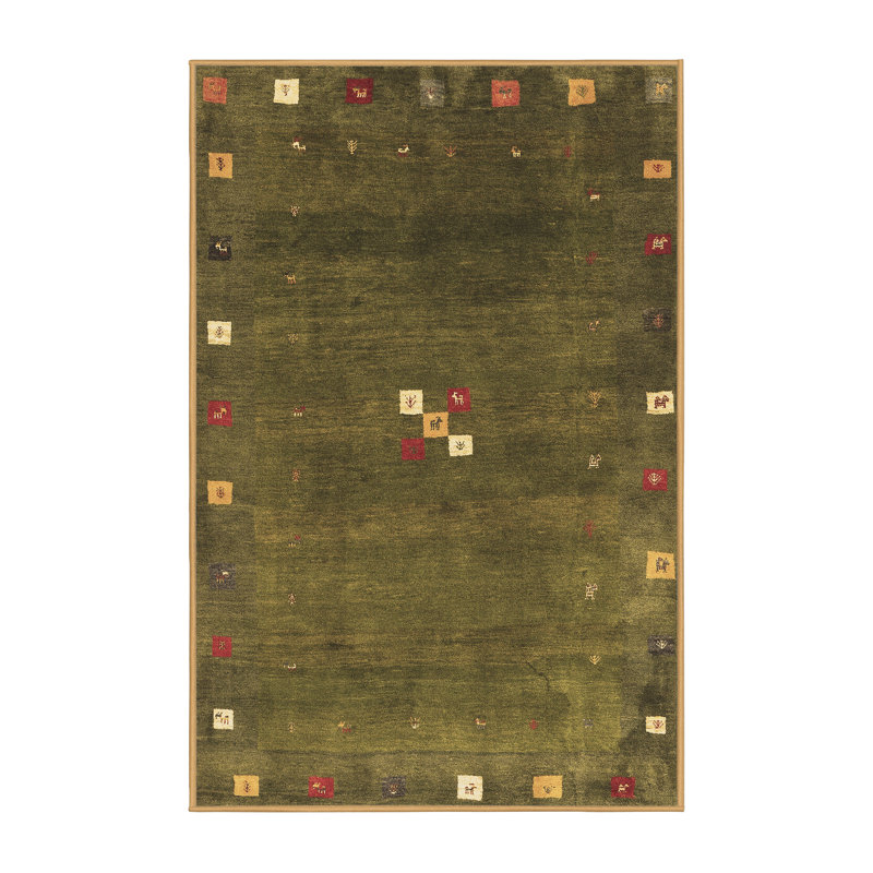 Tapis contemporains brun lavable à la machine 2773, Rectangle 7 pi x 10 pi