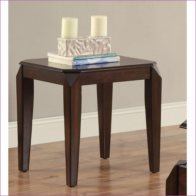 Chêne gris moderne Table basse chromée avec rangement, base en métal robuste pour le salon