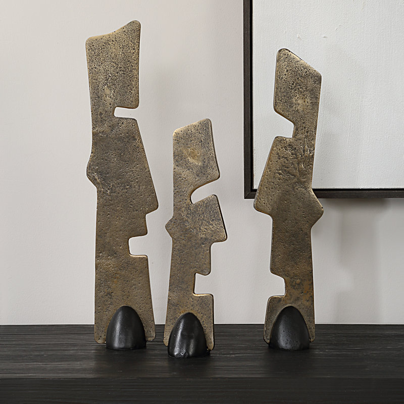 Malcom Bronze Sculptures Set