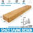 Zulay Kitchen 1 Piece Bamboo Wood Magnetic Knife Holder