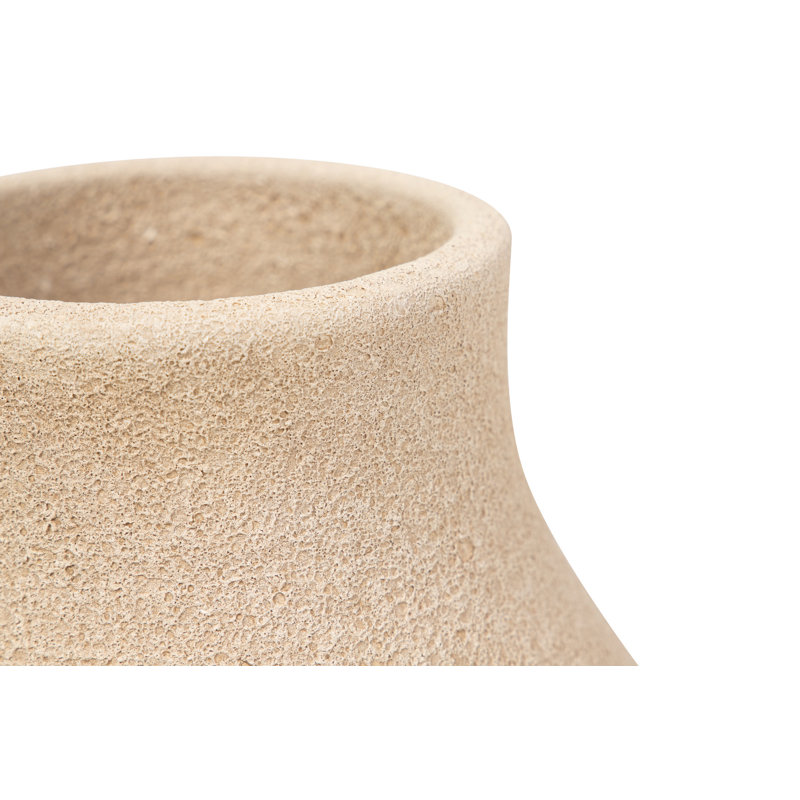 CERAMIC VASE 25X25x60 CM, Brown