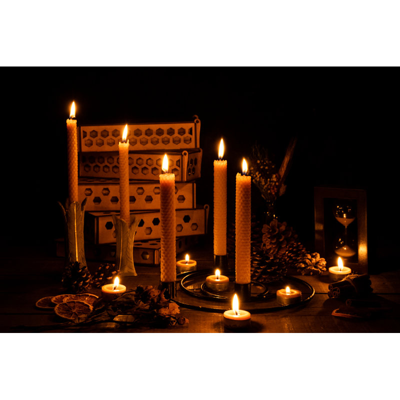Unscented Taper Candle