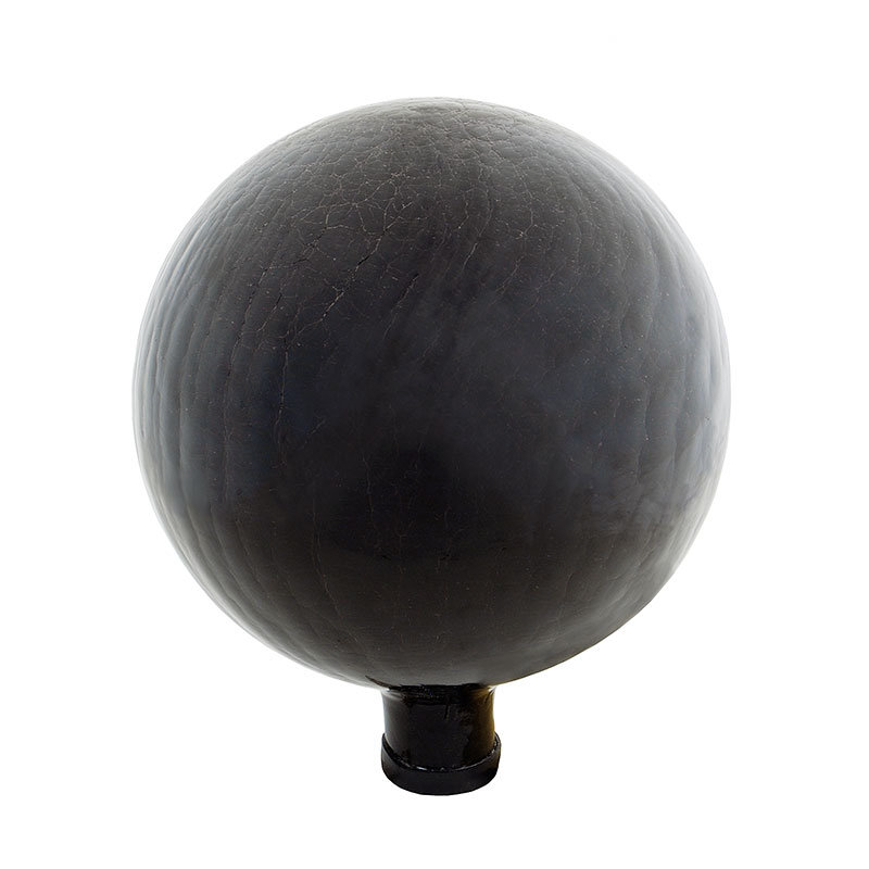 Teal Crackle Glass 6-Inch Gazing Globe Garden Ornament