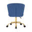 Benzonia Velvet Office Chair-376638418