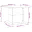 Coffee Table 55.5x55.5x40 cm Engineered Wood-616368551