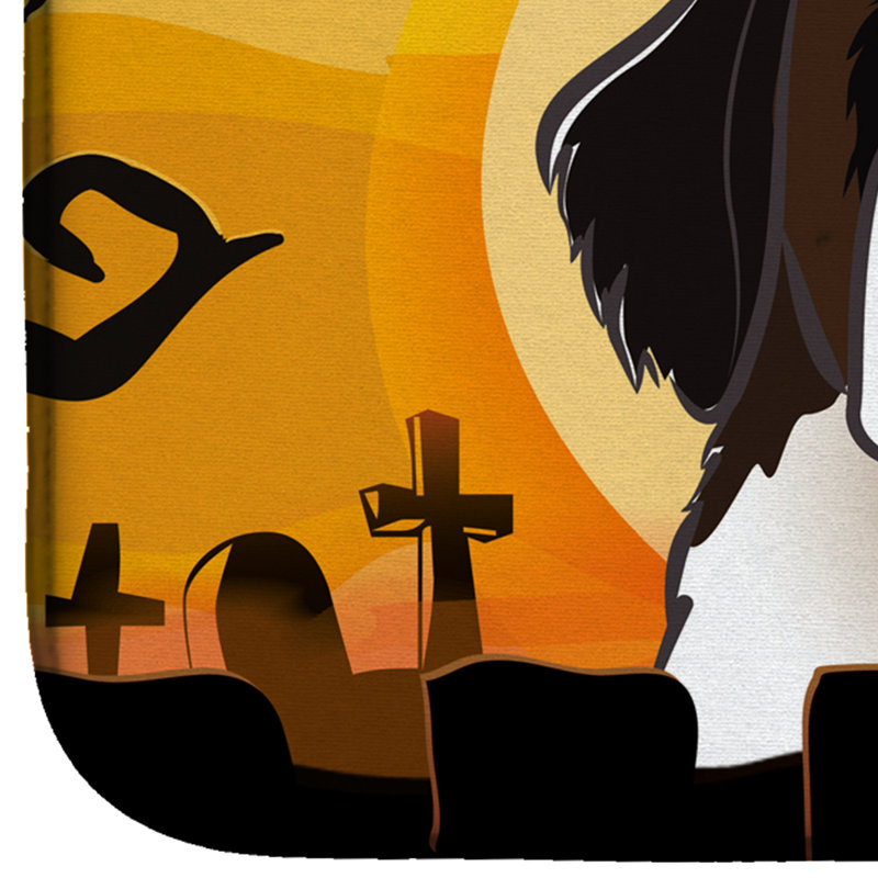Tapis de séchage halloween saint bernard