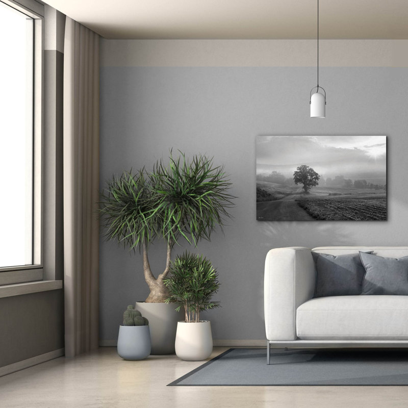 «Morning Haze 2» par Lori Deiter, art mural sur toile, H 26 po x l 40 po