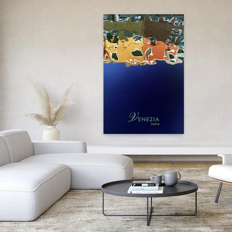 Art contemporain Peaceful Contemporary Architecture, H 60 po x l 40 po