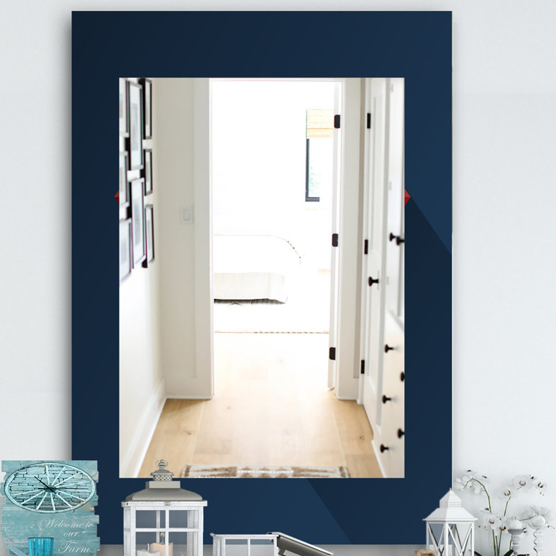 Miroir de meuble-lavabo simple de style moderne et contemporain, H 39,4 po x l 29,5 po