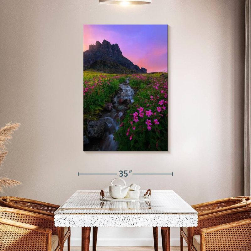 Alvord Scenic Flower Field, H 48 po x l 32 po