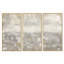 Aquarelle abstraite grise - ensemble d'art moderne sur toile encadré moderne et contemporain de 3-72043626-72044486