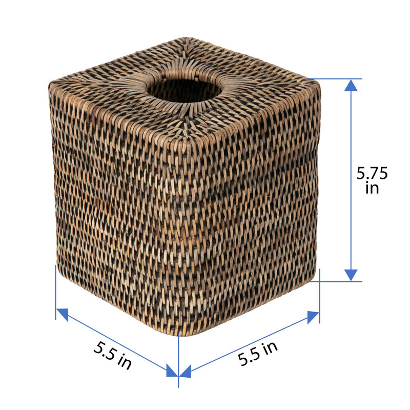 Everard Tissue Box Cover, Woven