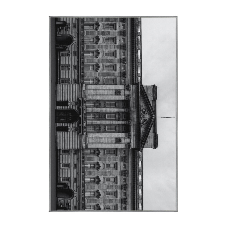 Tapis noir/gris, Rectangle 5 pi x 8 pi