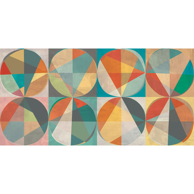 Geometric Concepts 1 Piece Wrapped Canvas Wall Art