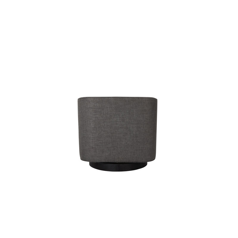 Leroy Swivel Barrel Chair, Taupe Twill