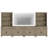 Locklin Farmhouse TV Stand With Bookshelves For, Modern Entertainment Center With Storage Cabinet, TV Console For Living Room, Bedroom-2050854942