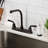 Kingston Brass Restoration Two-Handle 8" Centerset Kitchen Faucet-66069195-66069193