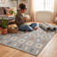 NOVA Ruby Greek Key Machine Tufted Area Rug-50539121