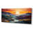 Orange Teal Mountains Bold Landscape - Mountains Canvas Print Wall Art-1405041953-1590837080