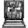 24" 52 dBA Built-In Button Control Dishwasher