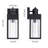 Motion Sensor Outdoor Wall Light, 13” Porch Light Outdoor Wall Lantern Sconce, Exterior Lighting Fixture Wall Mount, Outside Light for House, Black-23080832