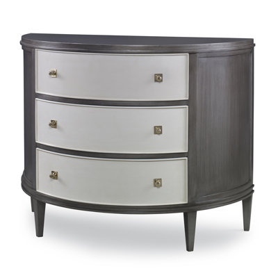Commode d’appoint 3 tiroirs en demi-cercle Orion