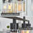 Moumen 4 - Light Dimmable Kitchen Island Modern Linear Chandelier