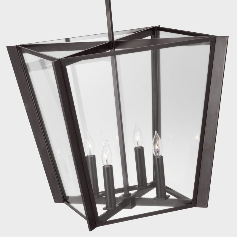 Palais 4 - Light Chandelier, Bronze, 30.75" H x 20.75" W x 20.75" D