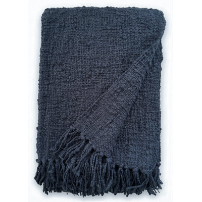 Cozy Cotton Boucle Blanket