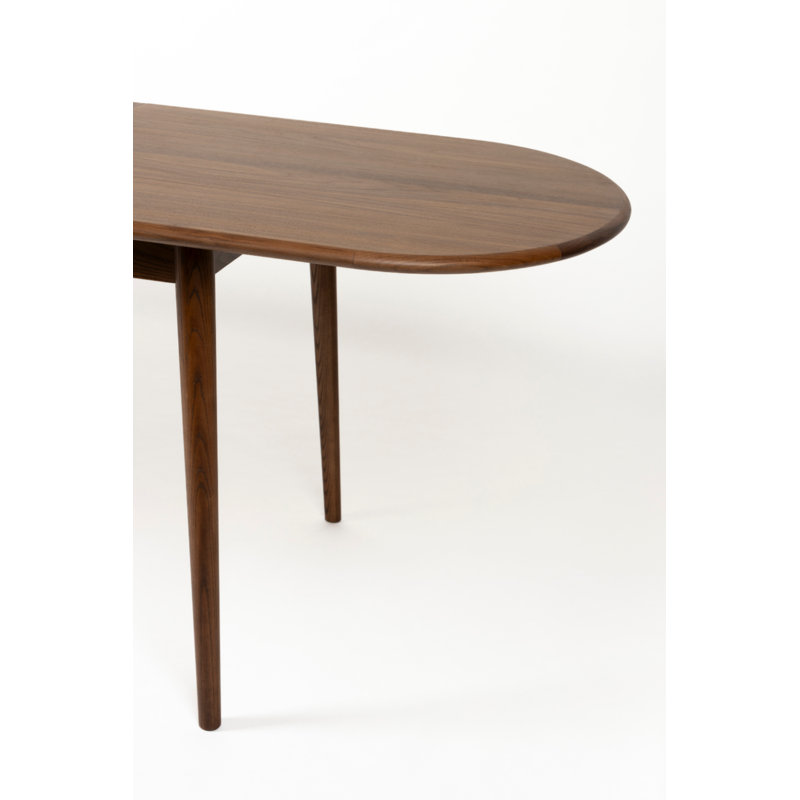 Dining Table Oval Dining Table, Brown