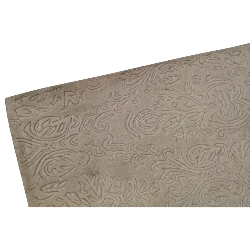 Hand Woven Cotton and Wool Area Rug