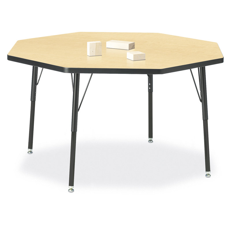 Table d'activité à hauteur ajustable Berries, Élémentaire (15 po à 24 po), Érable, Érable