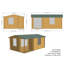 Caratunk 18 x 12 Ft. Tongue and Groove Log Cabin-700808276