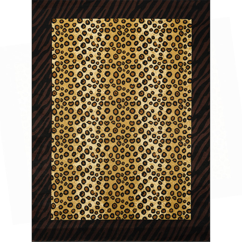 Multi 7 Ft. 10 In. X 10 Ft. 3 In. Animal Print Area Rug, Rectangle 7'10" x 10'3"