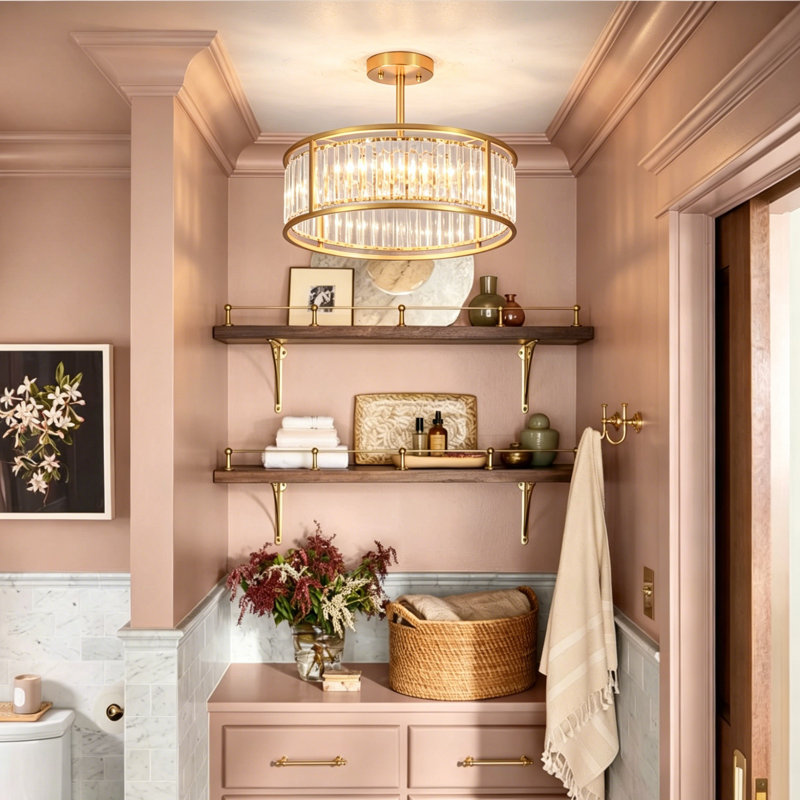 Elonso Flush Mount, Gold